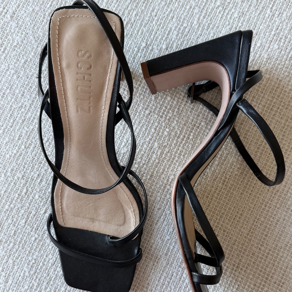 Schutz Black Heels
